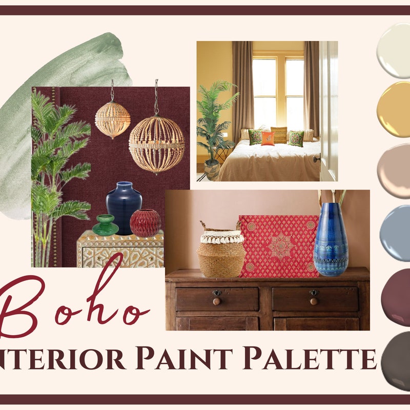 Boho Paint Palette - Etsy