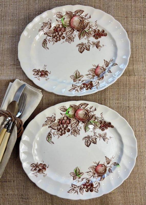 Harvest Time by Johnson Brothers Ironstone England Oval Platters