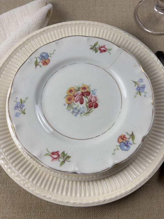 Theodore Haviland New York  Rosalinde  Salad/Dessert Plate 7.5” inch in diameter