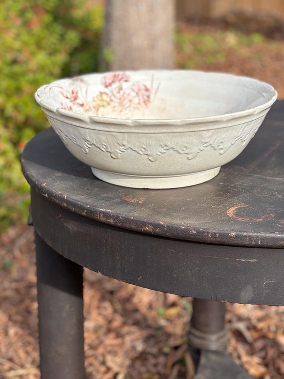 Crown Semi Porcelain Decorative Wash Basin by W Adams