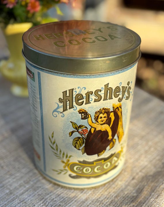 Vintage Hershey’s Cocoa Advertising Tin