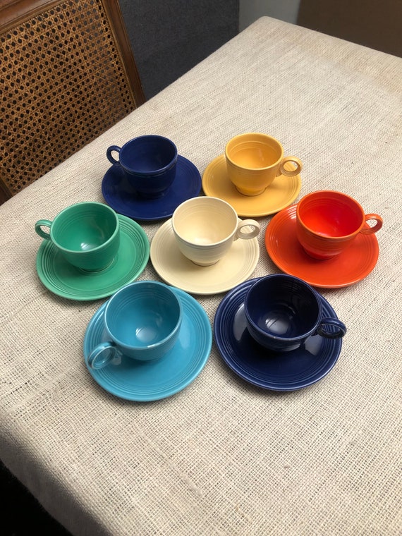 Fiesta Ware Cup and Saucer