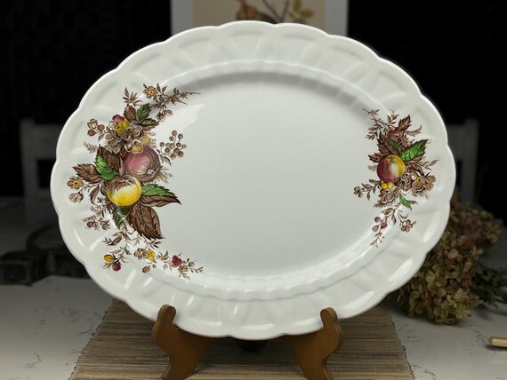 Ridgeway of Staffordshire Devon Fruit Oval Platter