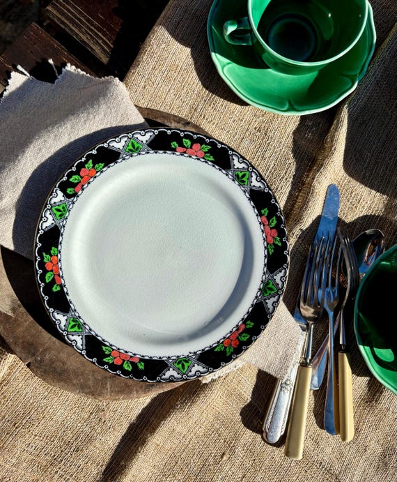 Stavros by Soho Pottery Ltd. Salad Plates (10) England