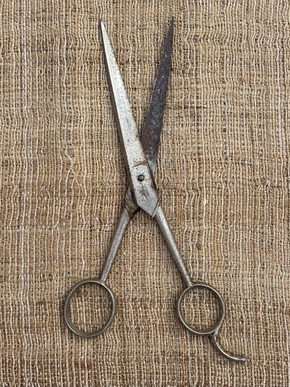 Vintage Hot Drop Barber Scissors Italy