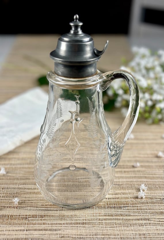 Antique Lang And Lauster Syrup Cruet