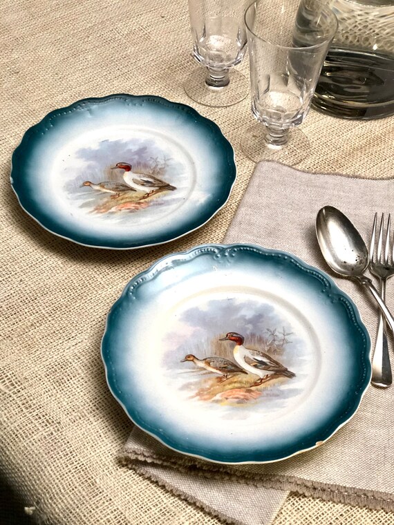 Sterling China  Water Fowl Decorative Plates (2)