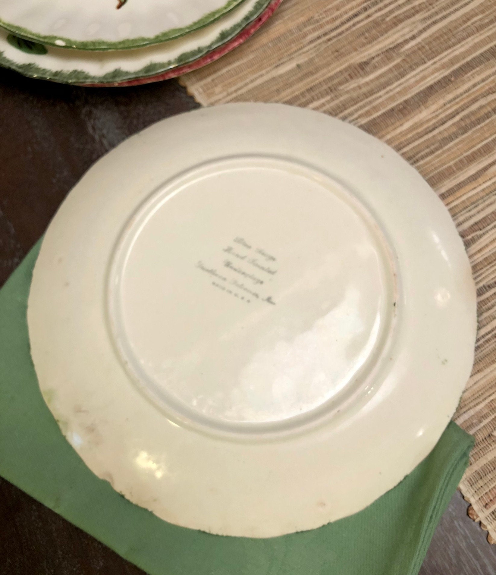 Blue Ridge Southern Potteries Inc. Dinner Plates 4 Etsy