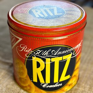Vintage Ritz Cracker Tin - Etsy