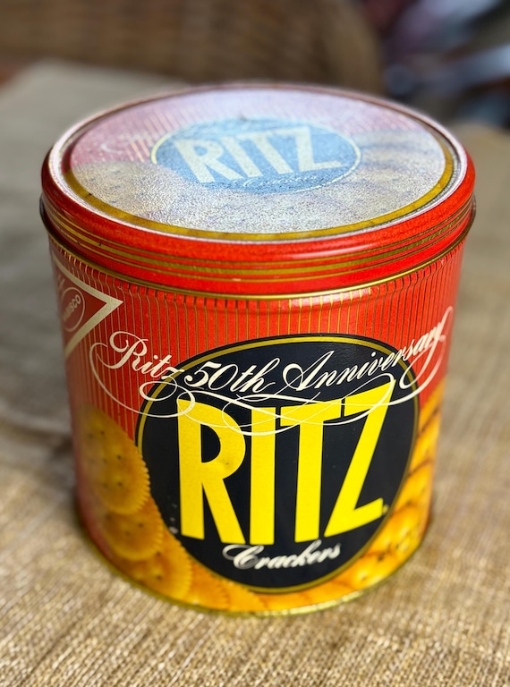 Vintage Ritz Crackers 50th Anniversary Tin