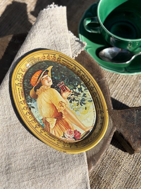 Vintage Coca-Cola Collectible Tray 1973 Reproductions