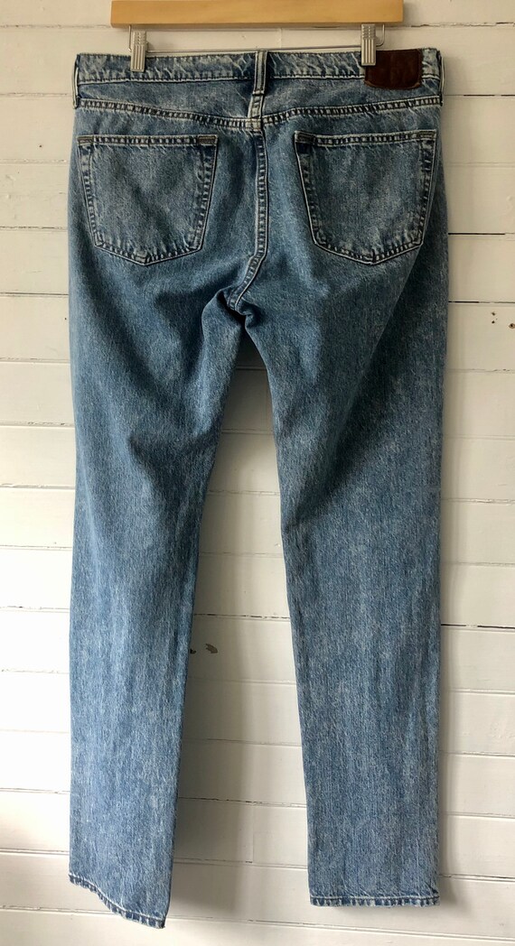 Acid Wash Stretch Langdon Skinny Jeans 