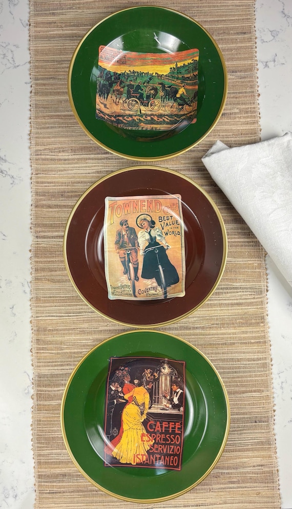 Nevco Advertisement Decorative Metal Bowls set of 3