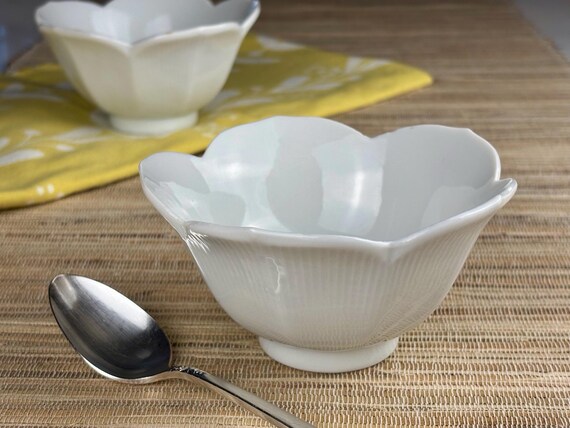Porcelain Lotus Bowls (3)