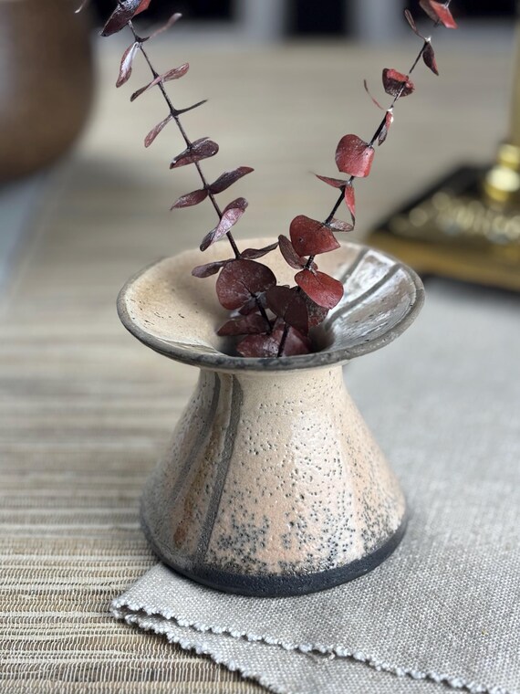 Raku Studio Pottery Vase