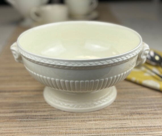 Wedgwood Edme Queensware Large Footed Fruit Bowl