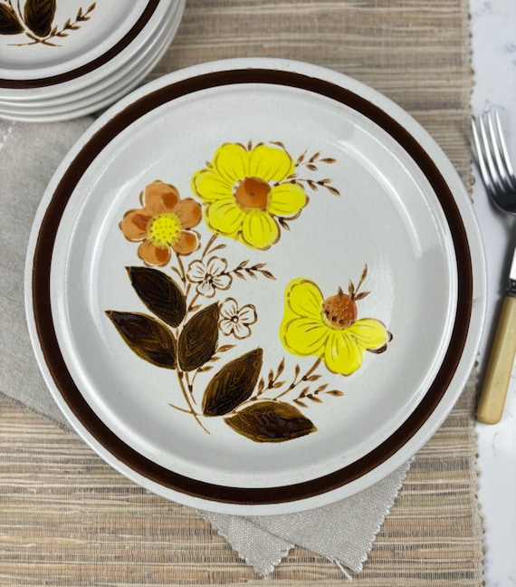 Design Four 1510 Sundance Japanese Stoneware Plates