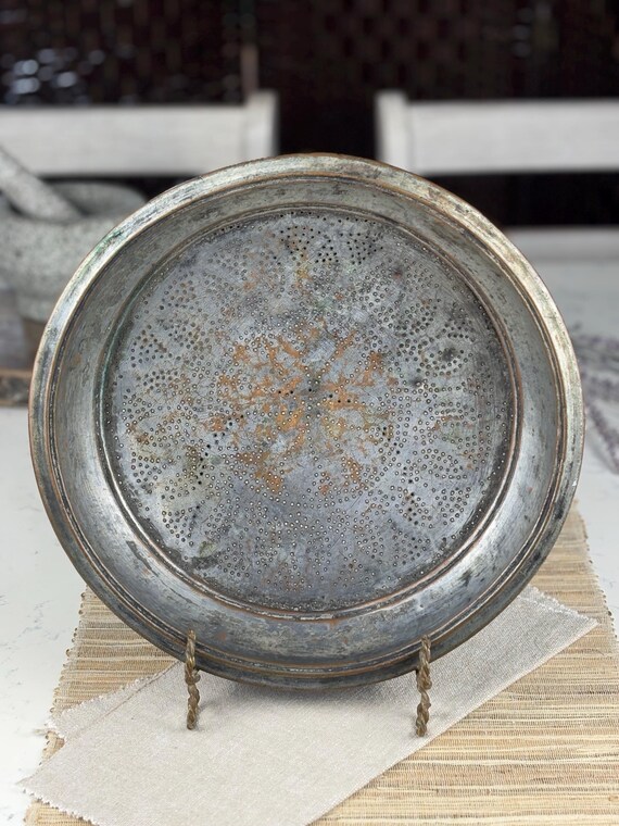 Turkish Copper and Tin Colander