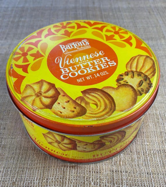 Vintage Barton’s Viennese  Butter Cookies Tin (Contains No Cookies)