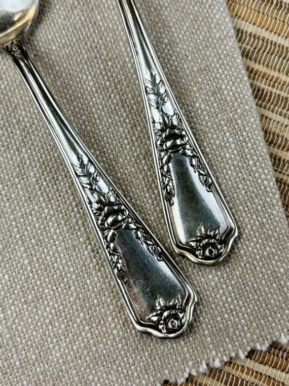 Simeon L & George H Rogers Company XII Silver Plate Spoons (2) - Etsy
