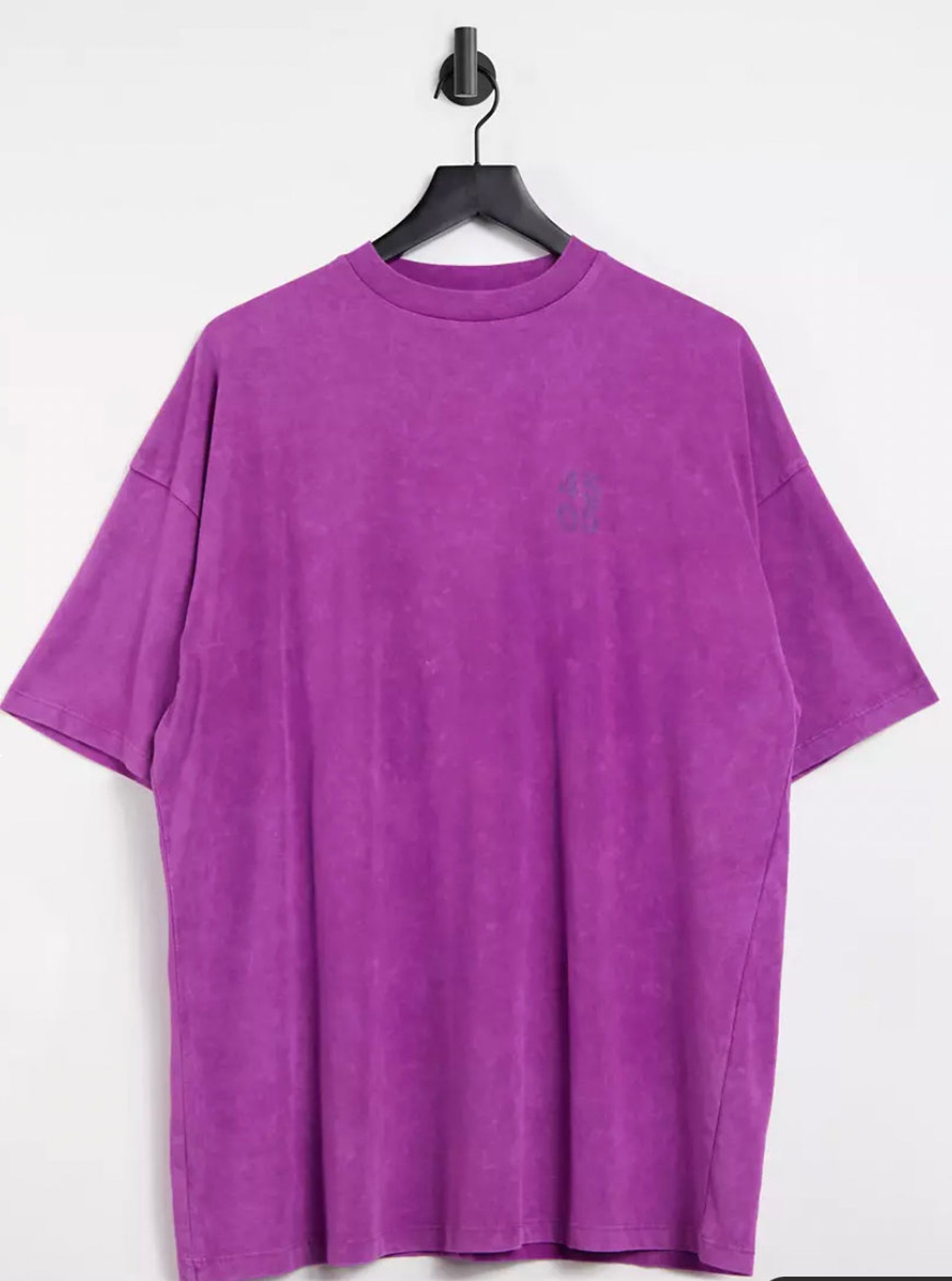 Oversized t-shirt in plum wash | Etsy