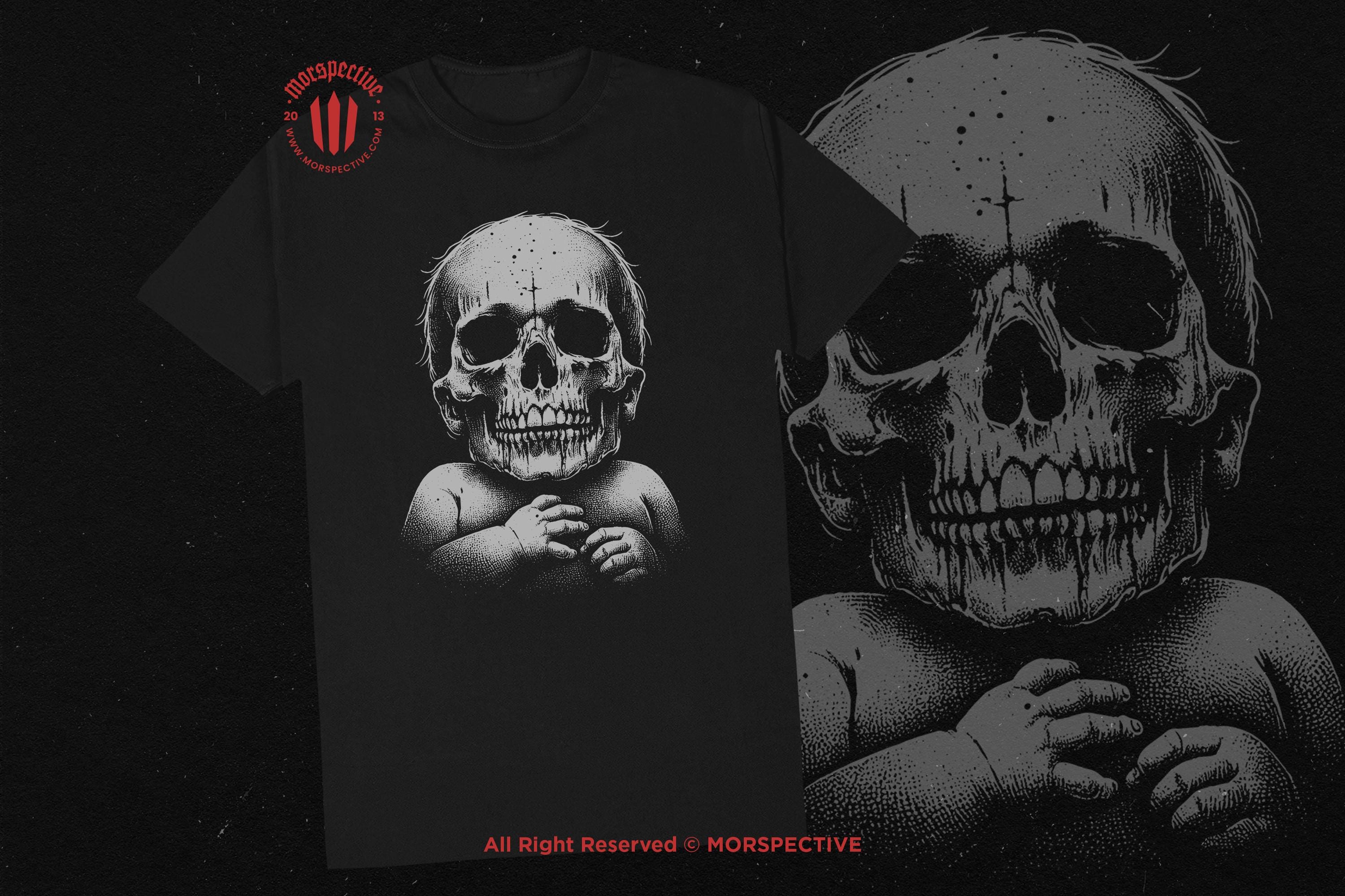 10 Bundle Dark Art Baby Skull Kids Devil Child Death Head Hand