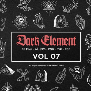 99 Dark Element Mystical Art Magic Celestial Ghost Occult Symbols Satanic Spirit mystic Tattoo Skull SVG Skull Clipart Vector illustration
