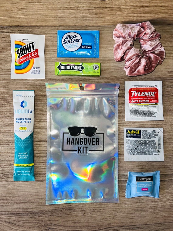 Complete Hangover Kit Supplies Included 8piece Recovery Etsy