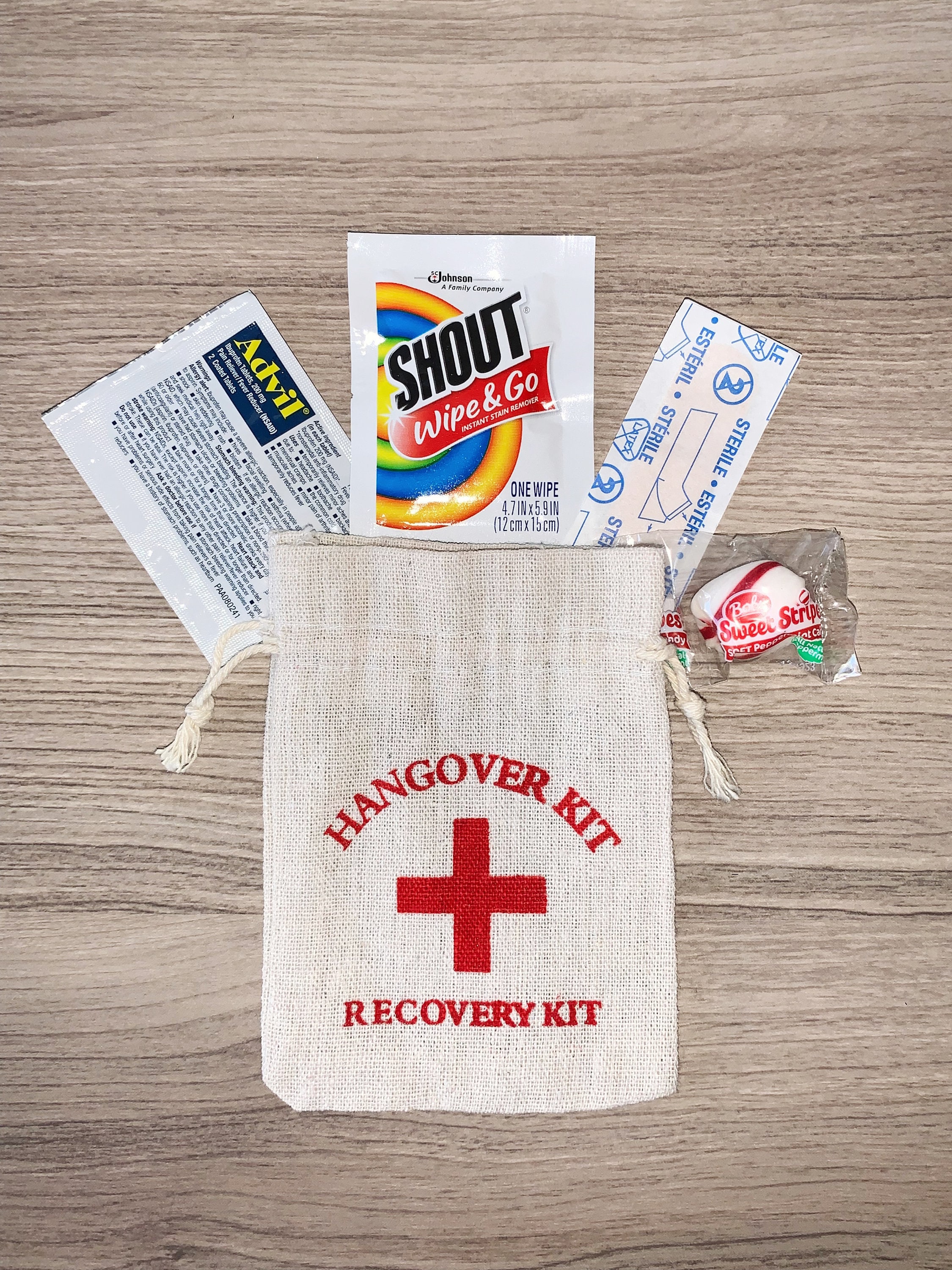 HANGOVER KIT Supplies Included 4Piece Recovery Kit Etsy