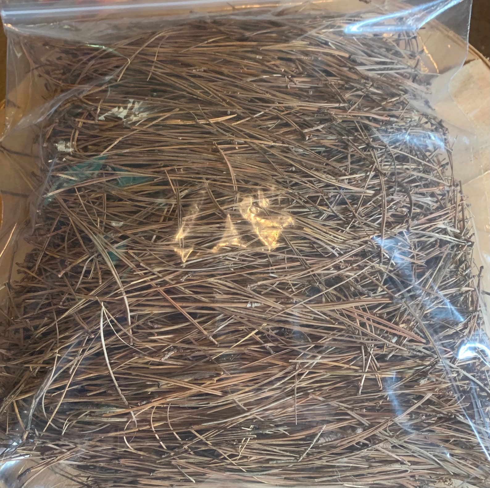 Pine Straw Needles 1 Gallon Bag Short Leaf Pine100 Natural Etsy