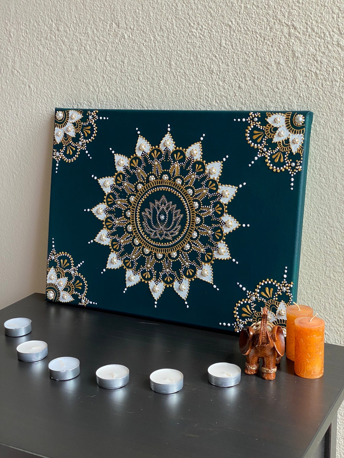 Mandala Mandala Painting Mandala Art Canvas Acrylic Paint - Etsy