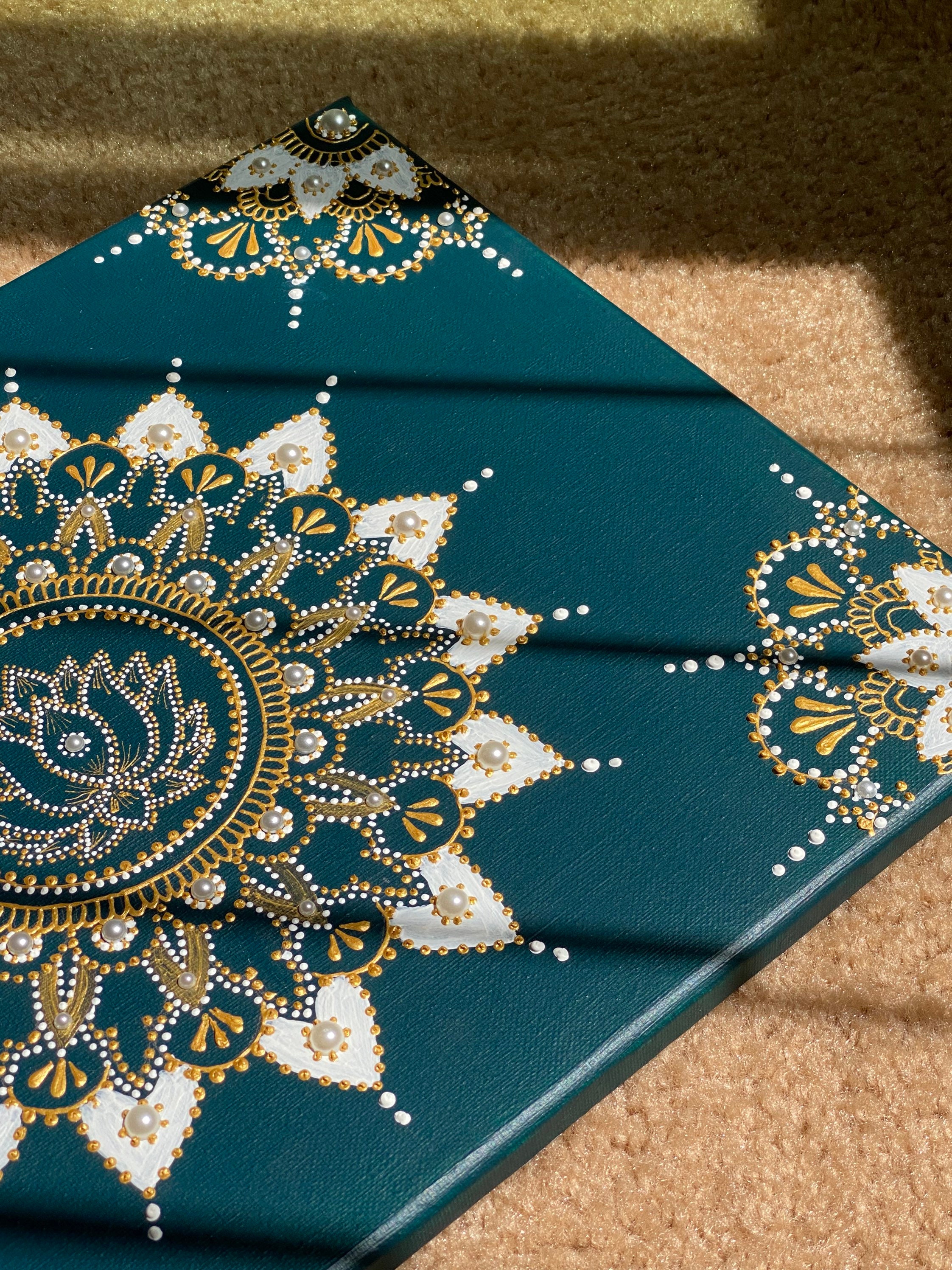 Mandala Mandala Painting Mandala Art Canvas Acrylic Paint - Etsy