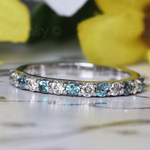June birthstone store eternity band