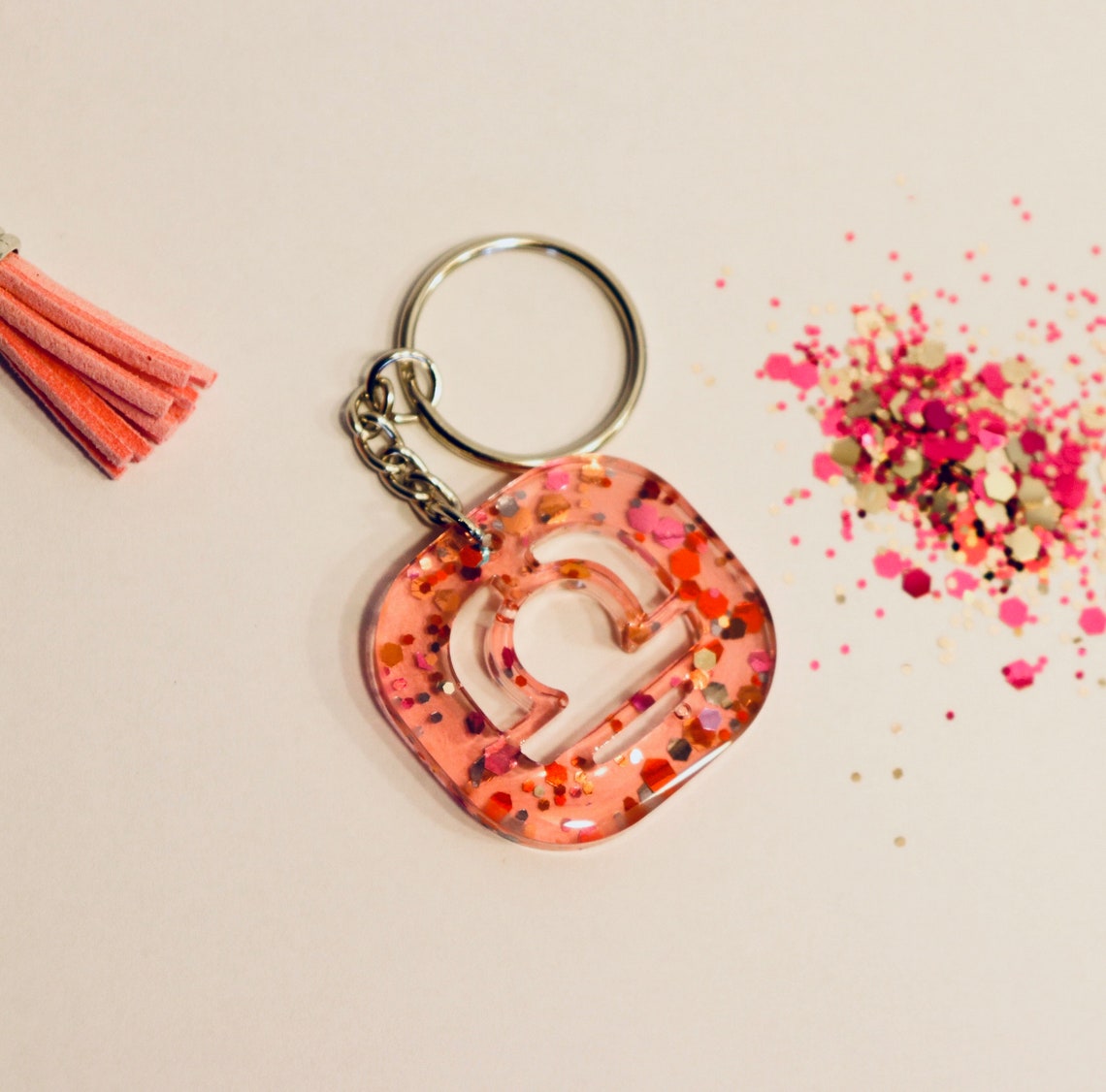 Zodiac Sign Keychain Etsy