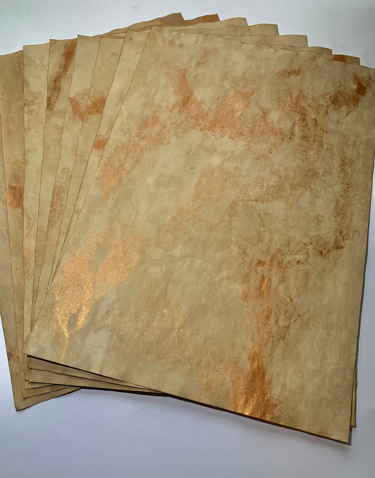 1 X A4 Hand Aged Antique Vintage Parchment Style Paper Etsy UK