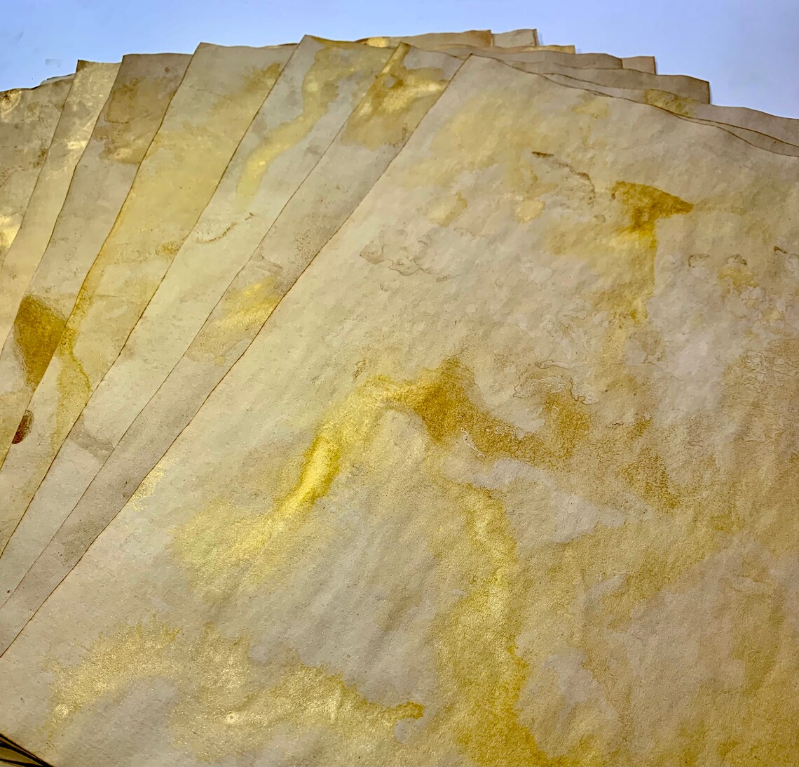 1 X A4 Hand Aged Antique Vintage Parchment Style Paper Etsy UK