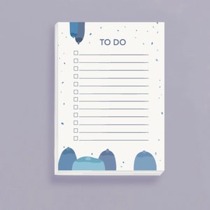 Notepad to do list | Block Boobies | Productivity | Art Print | 50 pages in A6