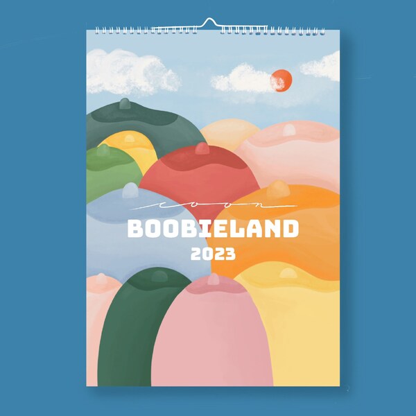 Boob Wall Calendar Etsy