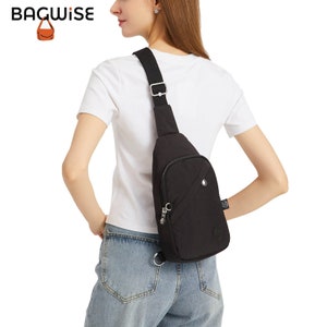 Sac bandoulière Bagwise® - Unisexe - S - (1239) Noir