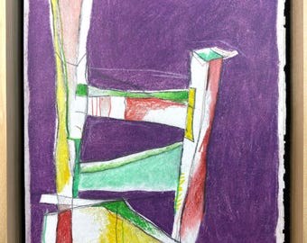 4 Piece Set or Individual; Title: Sit Down And Stay Awhile, 13 x 15, Original Artworks