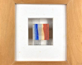 5 Piece Set or Individual; Title: Floating Color Fields, 7 x 7, Original Artworks