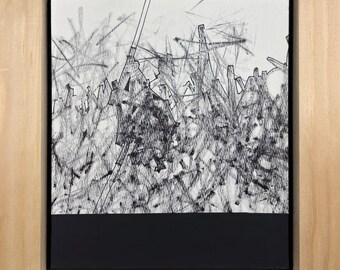 Title: A Nest In Sharp Grasses, 11 x 13, Original Artwork