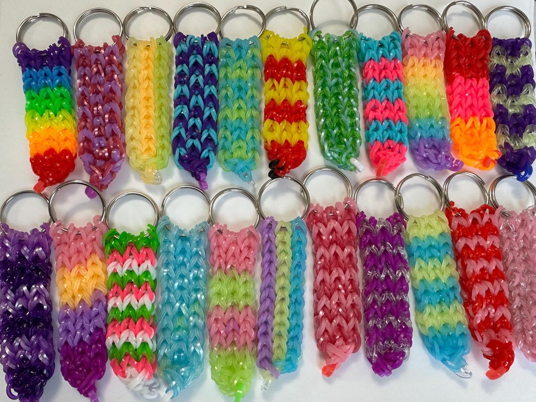 Rainbow Loom Keychain