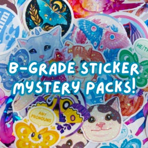 B-Grade Discounted Sticker Mystery Packs