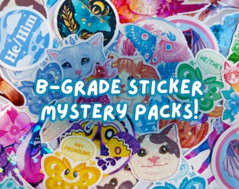 B-Grade Discounted Sticker Mystery Packs