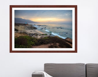 Sunrise over Leo Carrillo State Beach Fine Art Photo | California Coastal Home Decor | Rocky Beach Wall Hanging | Housewarming Gift