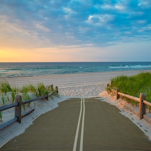 Digital Print Download | Sunrise Beach Path on the Jersey Shore Photo | Home Decor | Wall Art | Sunrise Photo | Jersey Shore Photo