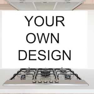 Küchendekoration, Backsplash hinter dem Herd, Back Cover Decals, Kitchen Wall Art Panel, Housewarming Geschenk für Mama oder Frau, Schälen und Stick