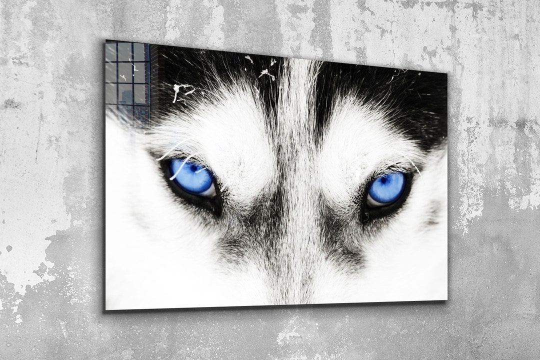 Wolf Tempered Glass or Canvas Printing Wall Art Natural and - Etsy