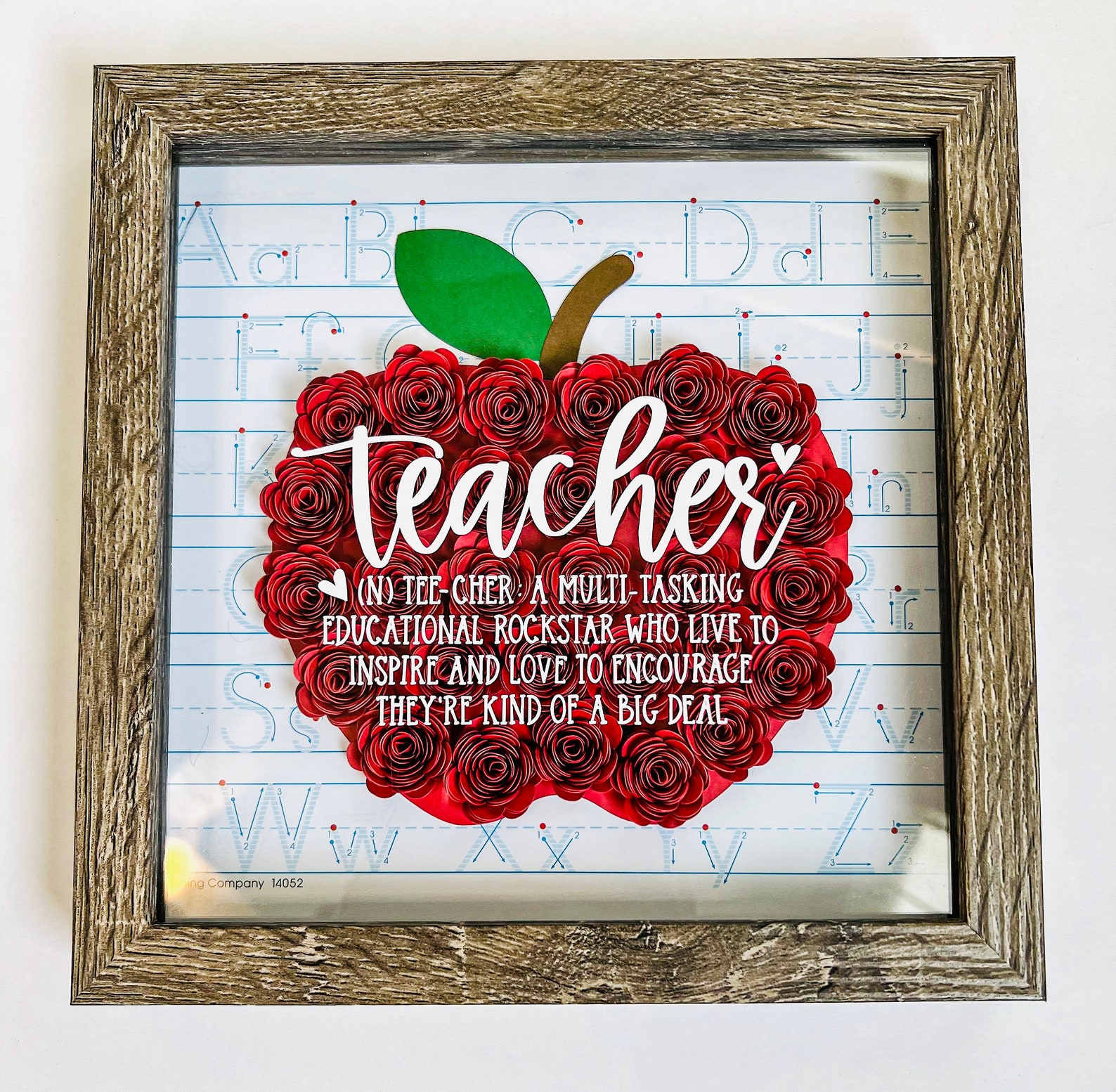 Teacher Gift//shadow Box//teacher//teacher Appreciation - Etsy